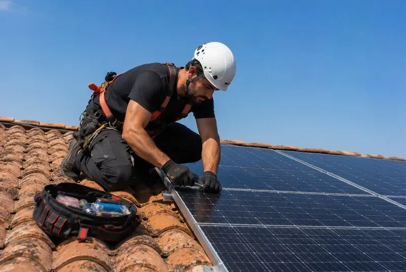 Maintenance et monitoring de panneaux solaires à Saint-Just-et-Vacquières