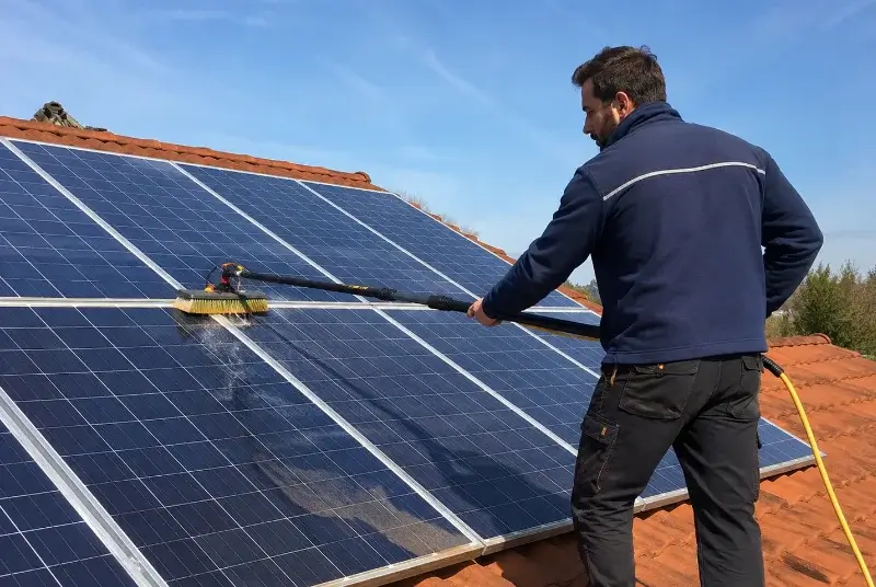 Nettoyage et entretien de panneaux solaires à Saint-Just-et-Vacquières